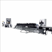 W Type Palisade Security Fence Roll Forming Machine